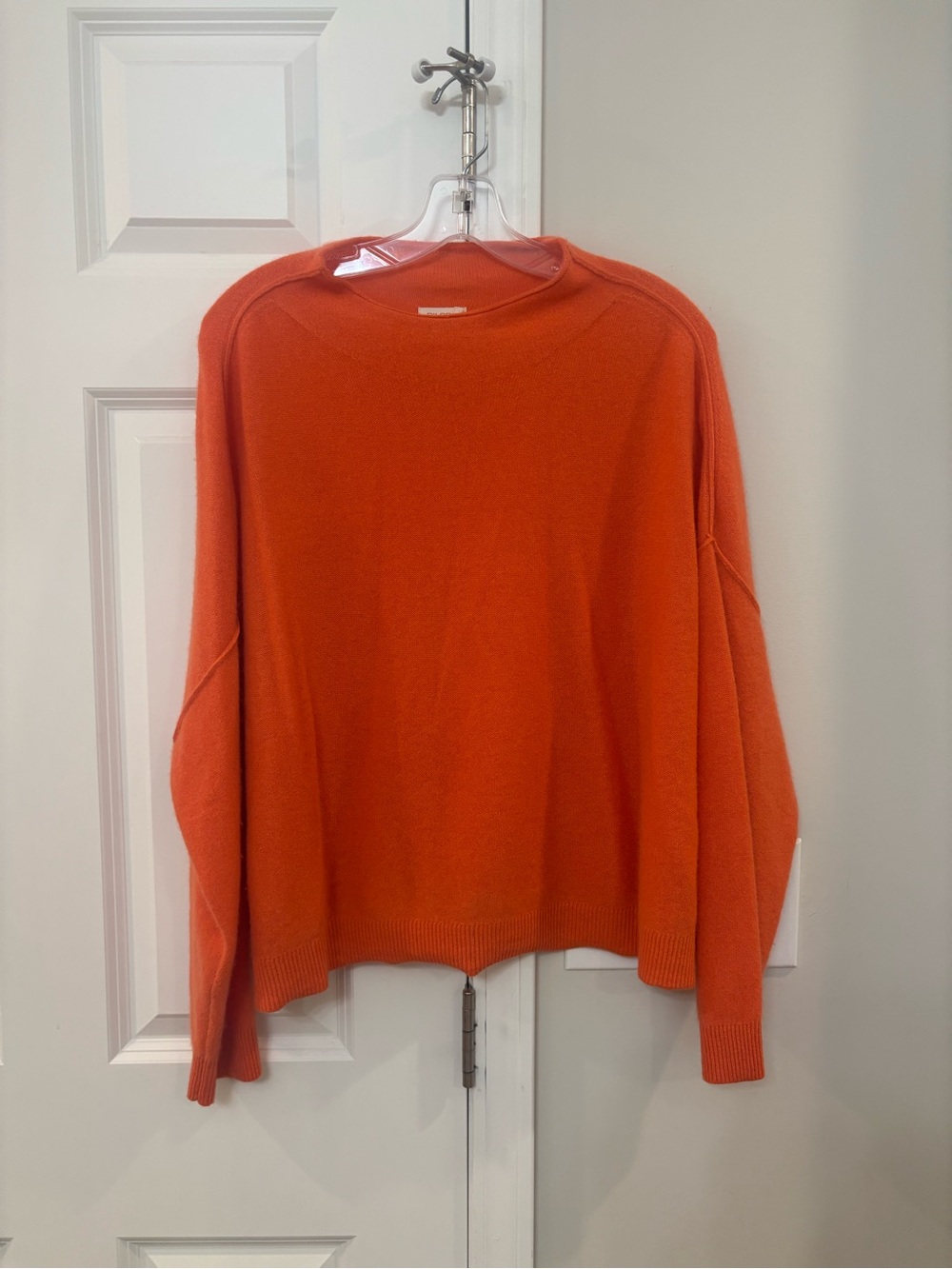 Pilcro Bright Orange Crewneck Sweater